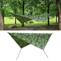 2 Person Camping Hammock with Mosquito Net Outdoor Garden Furniture Bed Strong Parachute Fabric Portable Hanging Sleep Swing