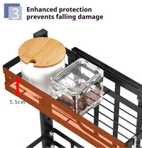 2-Layer Stainless Steel Kitchen Storage & Dish Rack