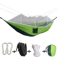 Outdoor camping mosquito net hammock swing camping furniture indoor dormitory outdoor courtyard hammock