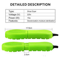 Shoe Dryer 220V Shoe Deodorizer Secadores Electric Machine Drying Shoes Dryer Warmers