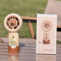 Portable Mini Pocket Cooling Fan Fashion Handheld Cartoon Cute Capybara MINI Fan Outdoor USB Charging Small Fan Gifts