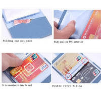 PU Leather Card Holder Wallet – 26 Slots RFID Blocking