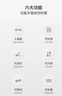 Modern Wooden Office Desk with Keyboard Shelf & Wheels