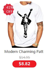 Men’s Casual Graphic T-Shirt – Short Sleeve Cotton Blend Tee