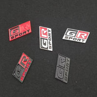 3D GR Sport Steering Wheel Metal Logo Badge Sticker