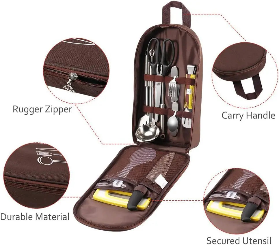 Camping Cookware Storage Bag Compact & Foldable