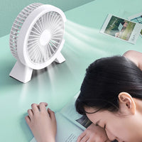 Portable USB Mini Fan – Silent Rechargeable Air Cooler