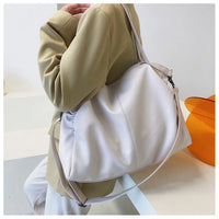 Big Black Shoulder Bag for Women Soft Leather Travel Tote