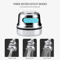 360° Faucet Aerator Nozzle – 3 Modes High Pressure