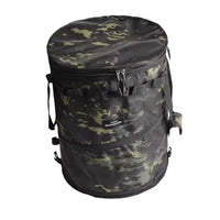 Camping Trash Can Folding Portable Bin with Zipper Lid