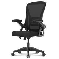 Ergonomic Mesh Office Chair – Lumbar Support & Flip Armrests