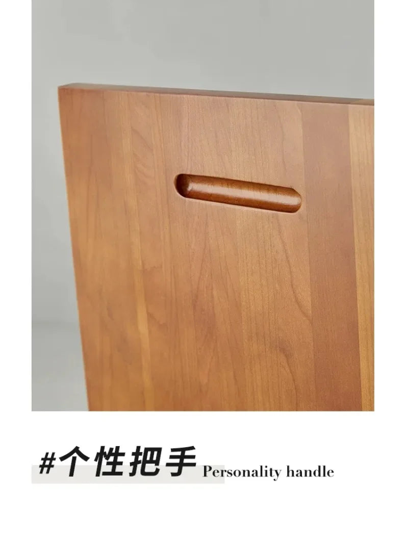 Zigzag Wood Chair Imitation Medieval Designer Z-shaped Dining Chair Creative Backrest Stool Home Nordic Chair for Bedroom