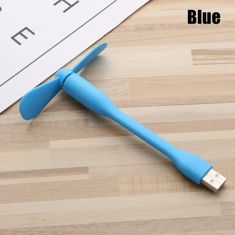 Mini USB Flexible Fan – Portable Cooling Fan for Laptop & Power Bank