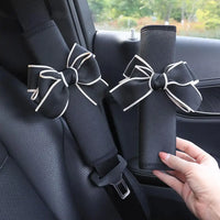 Cute Bow Tie Seat Belt Cover Comfort Shoulder Pad
