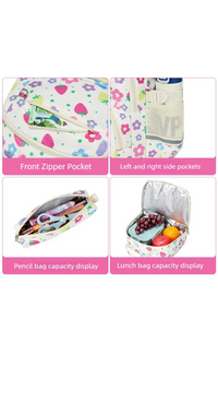 Schoolbags for Primary School Girls, Fashionable Backpacks, Large Capacity Junior High School Students, Versatile Backpacks