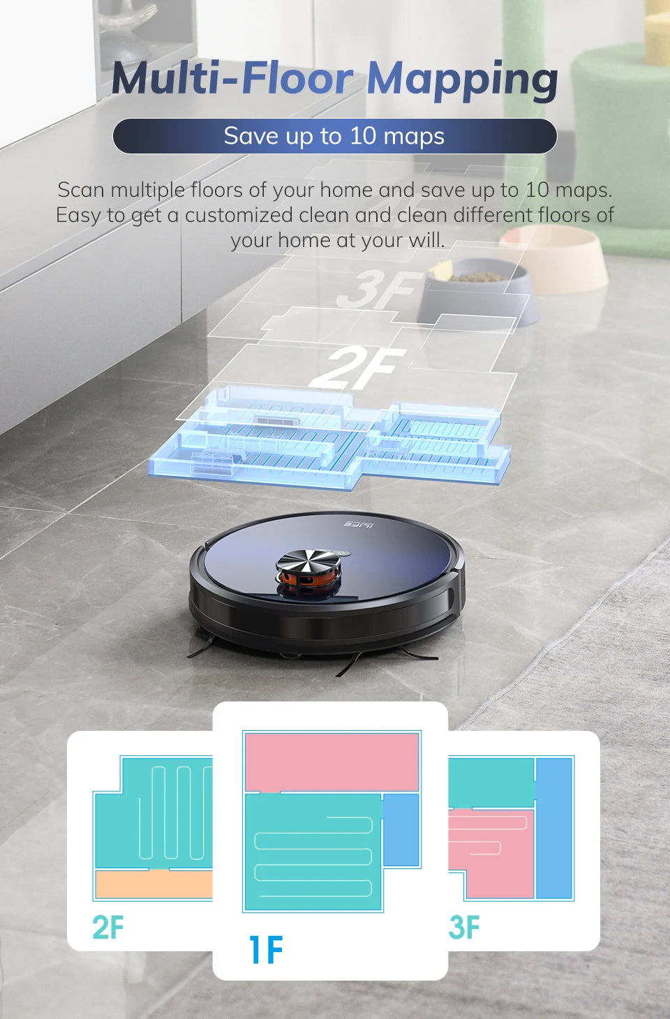 T10s Robot Vacuum with Auto-Empty Station