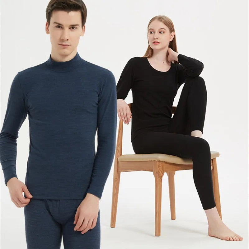 Men’s Winter Thermal Underwear Set – Warm Tops & Pants
