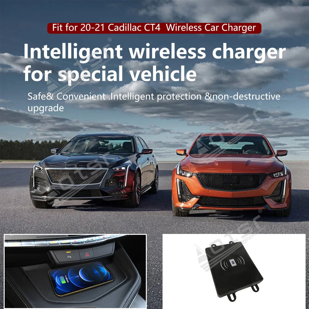 Fast Wireless Car Charger – For Cadillac CT4 2020-2021
