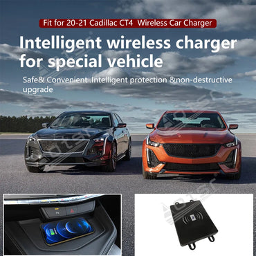 Fast Wireless Car Charger – For Cadillac CT4 2020-2021