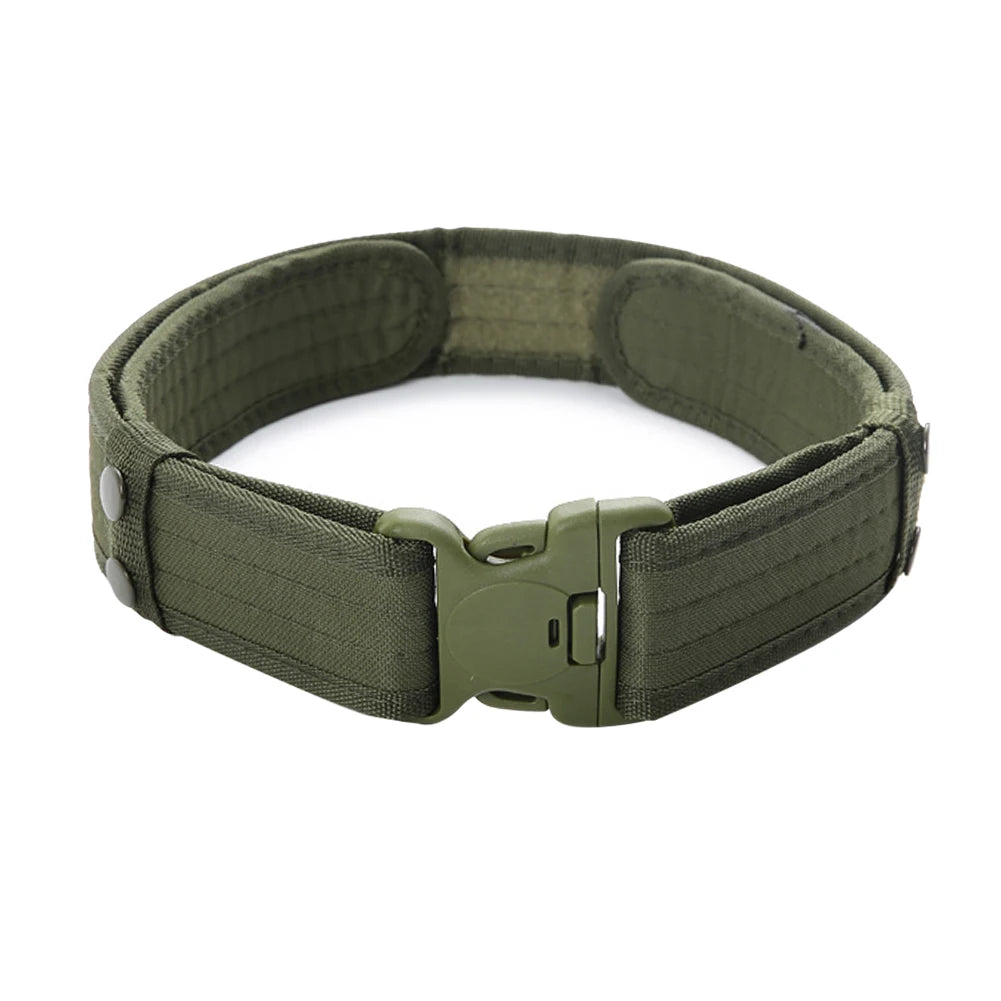 Men’s Tactical Combat Belt – Quick Release Canvas Strap