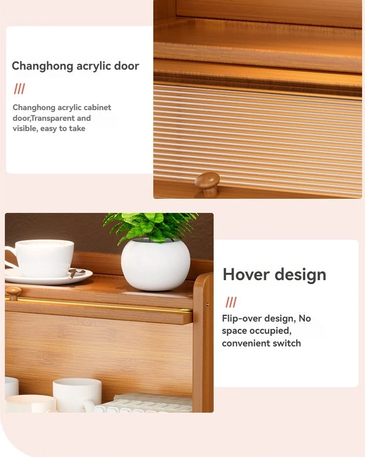 Multifunctional Kitchen Countertop Seasoning Rack Shelf