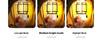Lohascamping LED Retro Camping Lamp Rechargeable Light