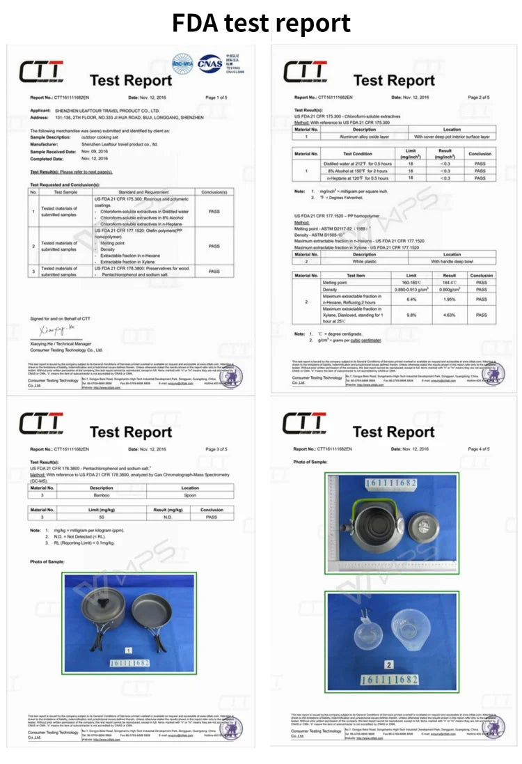 Camping Cookware Set Portable Pot & Pan for 1–7 Persons
