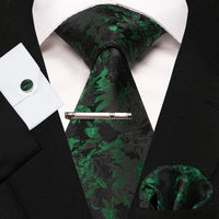 8cm Silk Men’s Tie Set with Pocket Square