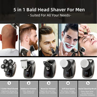 7D Electric Head Shaver for Bald Men