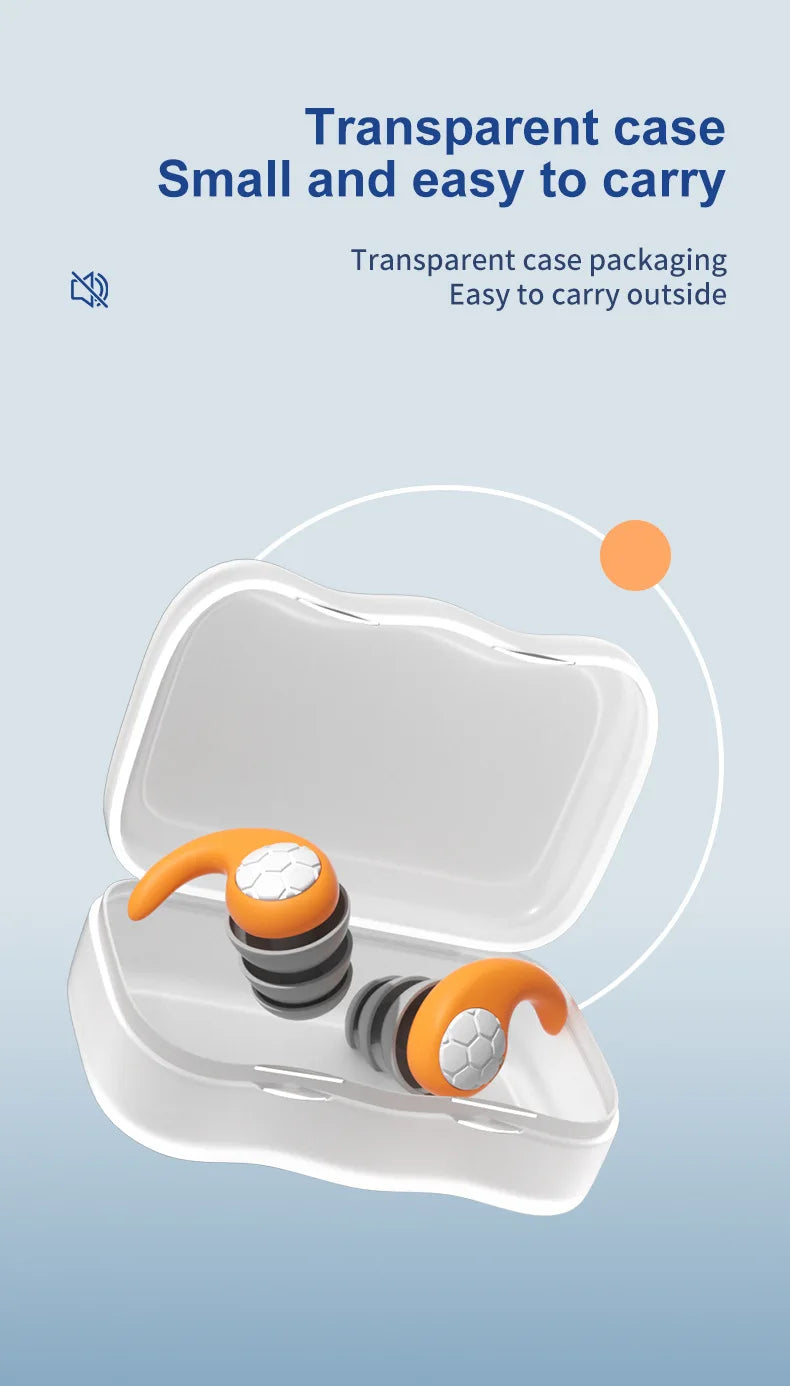 Sleep Noise Reduction Earplug Ear Protection Earplugs Anti-Noise Waterproof Plug for Travel Work Tapones Earplugs Mute Earplugs