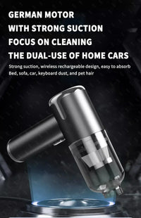 SZUK 148000Pa Car Vacuum CIeaner Powerful Wireless Handheld Cleaning Machine Mini Blower Portable Vacuum Cleaner for Car Home
