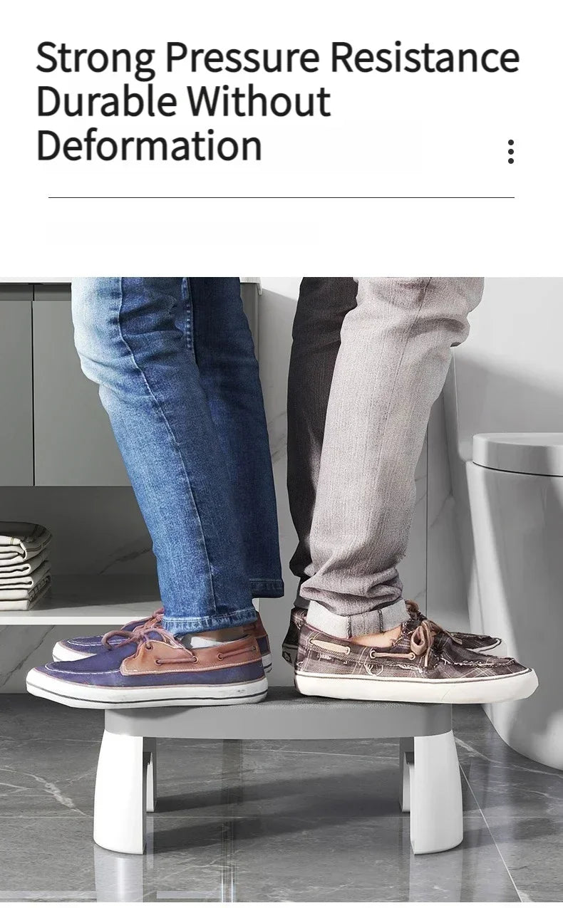 Portable Non-Slip Toilet Squatting Stool for Adults