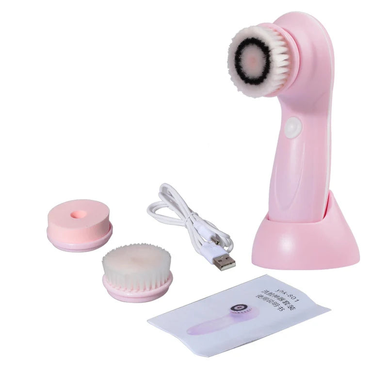 Electric Facial Cleansing Brush – Spin Exfoliating Cleanser