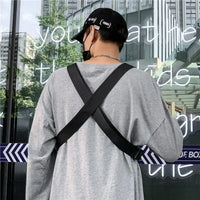 Unisex Hip-Hop Chest Rig Bag – Tactical Streetwear Vest