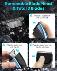 SEJOY Hair Clippers for Men Cordless Clippers for Hair Cutting Professional Men's Hair Clippers Rechargeable Hair Trimmer