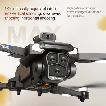4K Dual Camera Drone – Brushless Motor w/ Screen Remote