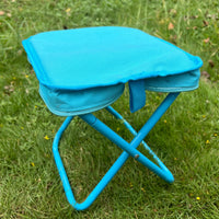 Portable folding stool, foldable hand-held camping stool, special folding stool for camping and fishing outdoors