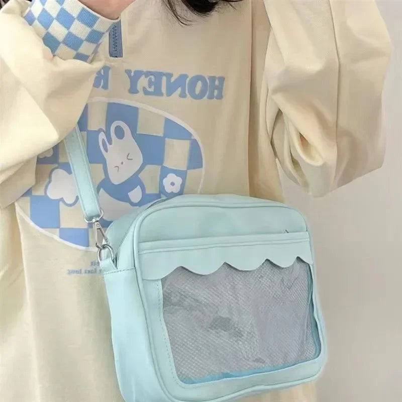 Japanese Harajuku Transparent Ita Bag for Girls