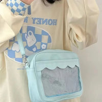 Japanese Harajuku Transparent Ita Bag for Girls