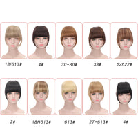 Clip-In Synthetic Bangs Extensions Natural Fringe Hair