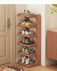 Shoe rack, home dormitory corner, small narrow style, multi-layer storage rack, entrance door, rental shoe cabinet