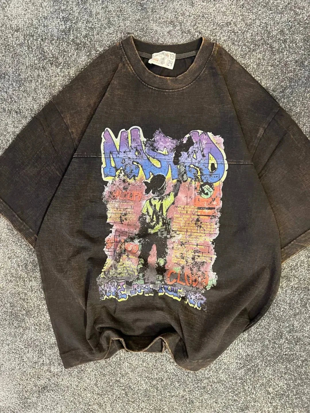 Streetwear Graphic T-Shirt Hip Hop Style