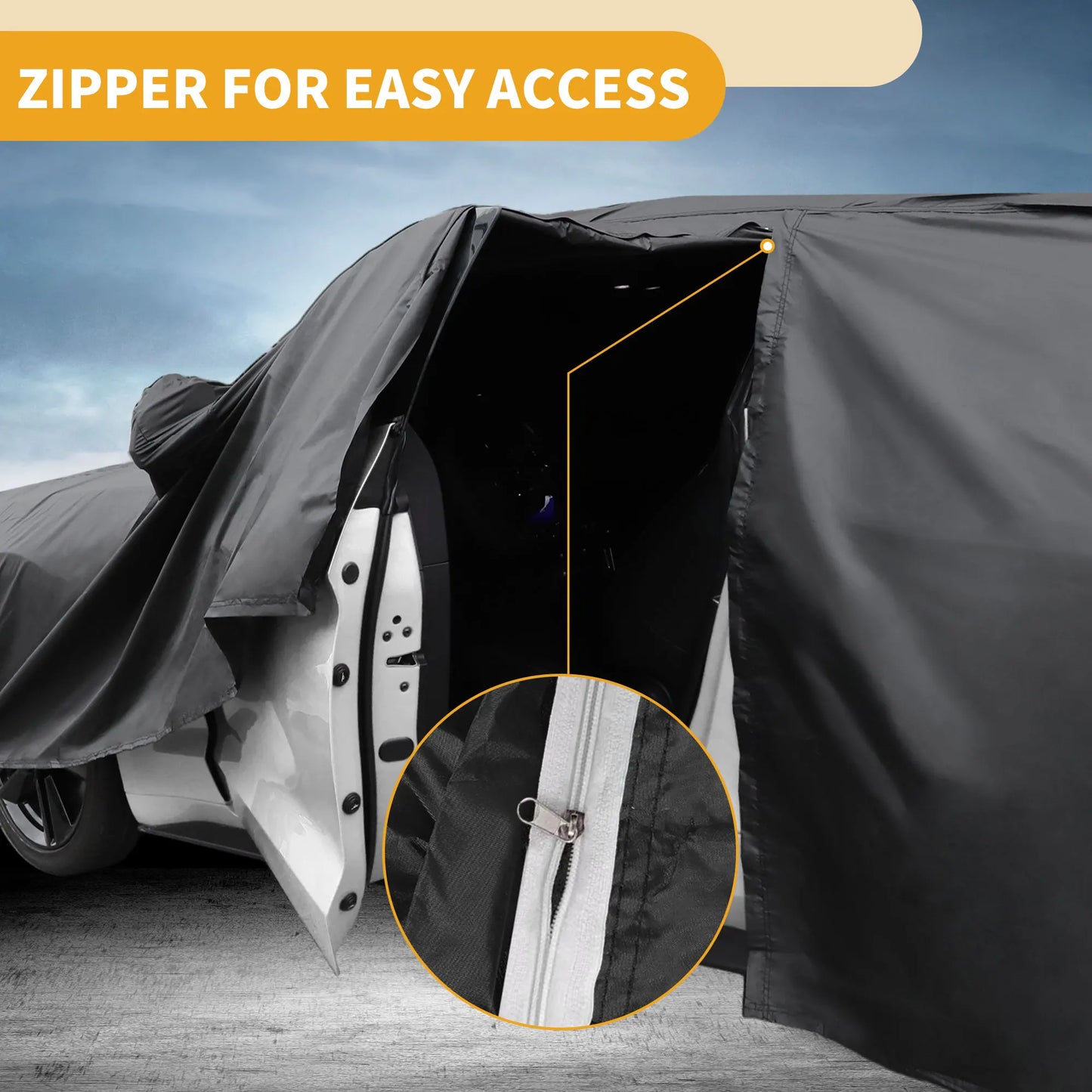 Waterproof Car Cover Chevy Silverado Sun & Rain Protection