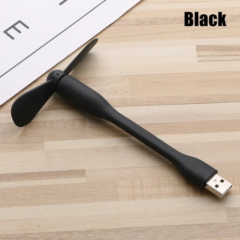 Mini USB Flexible Fan – Portable Cooling Fan for Laptop & Power Bank