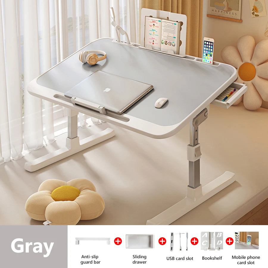 Adjustable Folding Laptop Desk – Bed & Floor Use