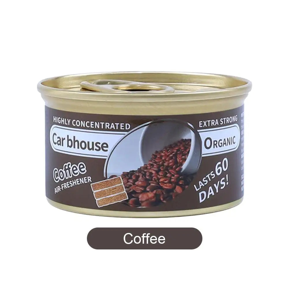 Car Air Freshener Coffee Scent Wood Block Perfume