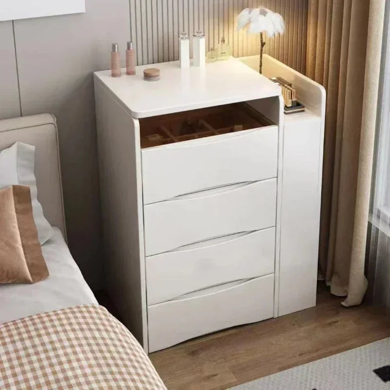 Modern Multi-Functional Dressing Table with Stool