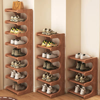 Shoe rack, home dormitory corner, small narrow style, multi-layer storage rack, entrance door, rental shoe cabinet