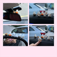 Cute Bunny Car Interior Accessory Console Decoration
