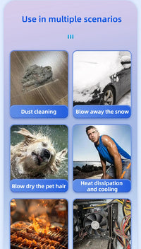 X11 Air Blower 990000RPM Powerful Car Cleaning Duster